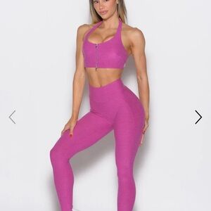 Bombshell Sportswear Uplift Peach Leggings, Laserberry, S, NWT